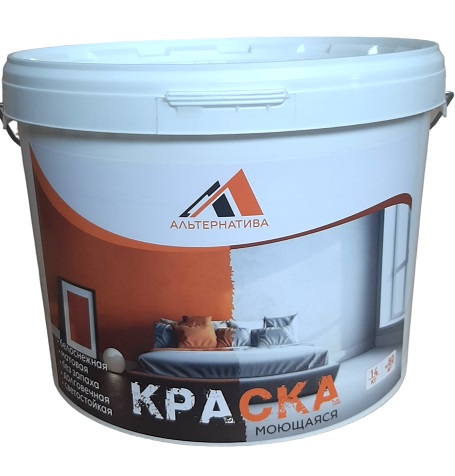 Краска моящаяся 14кг