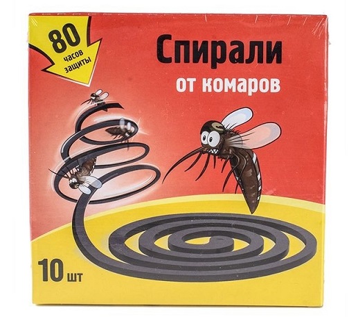 Спирали от комаров чёрные
