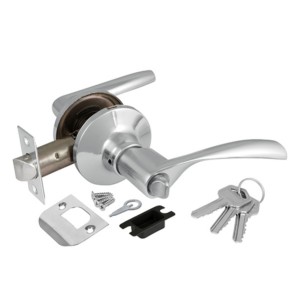 Ручка защелка DK610 CP-ET (6010 CP-E) (кл./фик.) хром AJAX