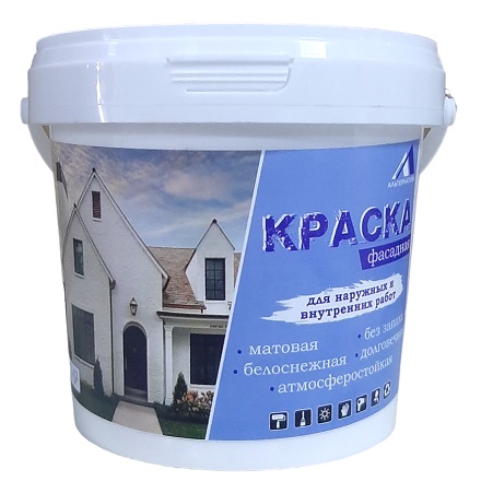 Краска фасадная 1,4кг