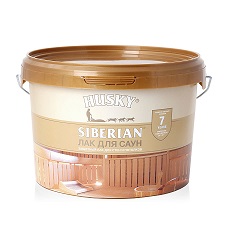 Лак ДЛЯ САУН, HUSKY SIBERIAN. 2,5 л