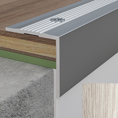 Угол 25х25 ясень серый