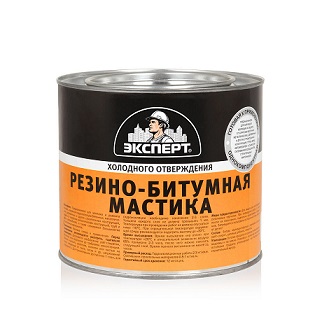 Эксперт МАСТИКА РЕЗИНО-БИТУМНАЯ., 1,8 кг, 4 шт.