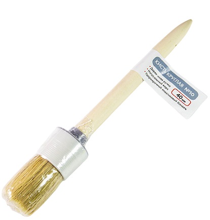 Кисть круглая №10 натур ворс