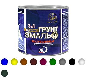 3в1 грунт-эмаль быстросох