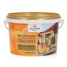 Лак Олимп для Камня и штукатурки,  2,5 л