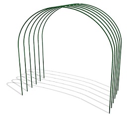 Дуга мет в ПВХ Садовита длина 3м ширина 1м высота 1,2м , упак. 6шт