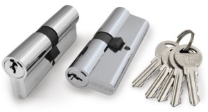 Цилиндр.механизм 1000ZAKey70 (100 ZA/70) (30+10+30) СР хром 5 кл.