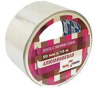 Алюминиевая лента 50 ммх10 м 50мк Klebebander/36