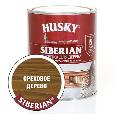 Пропитка Хаски орех дерево