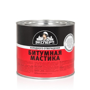 Эксперт МАСТИКА БИТУМНАЯ хол.отвер., 1,8 кг, 4 шт.