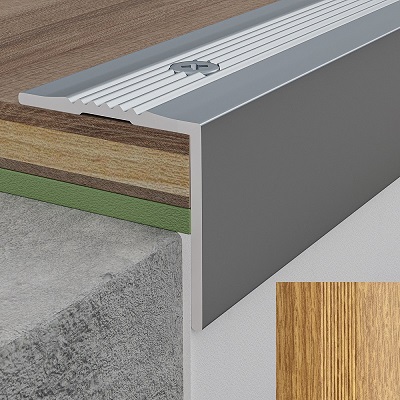 Угол 25х25 дуб светлый