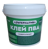 Клей ПВА Универсальный 1кг "Альтернатива"