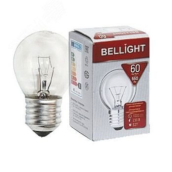 Лампа Bellight P45 60/Е14/ПР (ДШ 230-60-Е14)