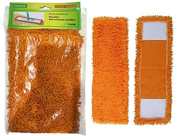 Насадка д/швабры PAVERA микрофибра оранж.вермишелька