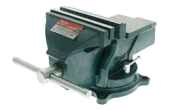 Тиски слесарные усилен.поворот.Sturm! 150 мм 1075-01-150