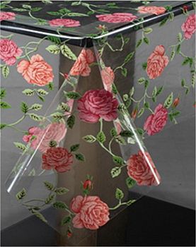 Клеёнка прозрачная с печатью MIRAGE (1,37*25м) Н157