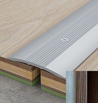 Универсальный стык 28мм 0,9 орех тёмный