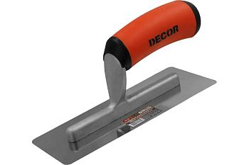 Гладилка DEKOR "Венецианская" 200*78мм, трапецивидная, 0,7мм (12/60шт)