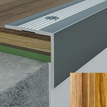 Угол 25*25 1,8 дуб эдельвейс