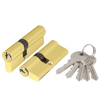 Цилиндр.механизм AX1000Key60 (AX100/60) (25+10+25) PB латунь 5 кл.