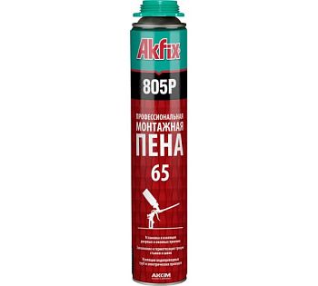 Akfix 805Р Профессиональная Монтажная пена 850гр (12шт/уп)