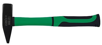 Молоток 600г слесарный с обрезин.фибергл.рукояткой Oasis Eco