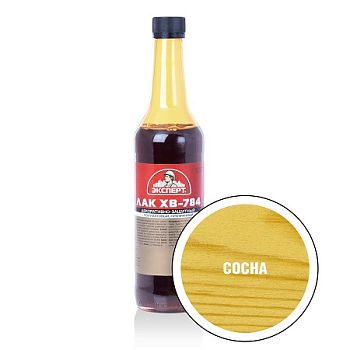 Лак ХВ-784 Эксперт сосна, 0,5 л, 24 шт.