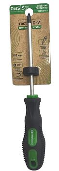 Отвертка слесарная крестовая Oasis Eco PH1 X 100мм