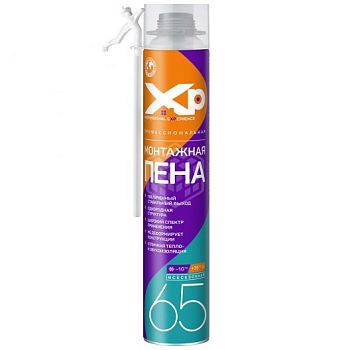 Пена "XP" 65л проф. всесезон., 750мл, 900г. 12шт