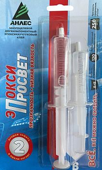 Клей ЭпоксиПросвет, "Анлес" 13 мл, (бл.)/8