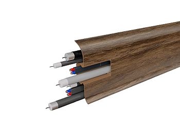  Плинтус напольный ПВХ Birch 58мм 2,2м 2108 Москва, 40шт/кор.
