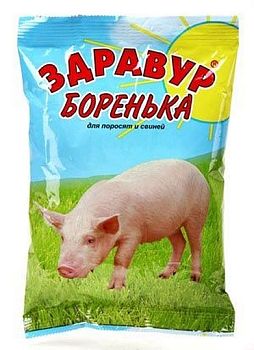 Премикс "Боренька" ВХ (поросята,свиньи) 600гр 15шт/упак