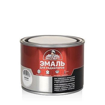 Эксперт Эмаль АЛКИДНАЯ, для рад., белая 0,5 кг, 12шт.
