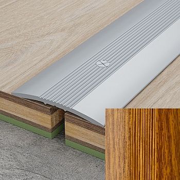 Универсальный стык 28мм 1,8 дуб темный