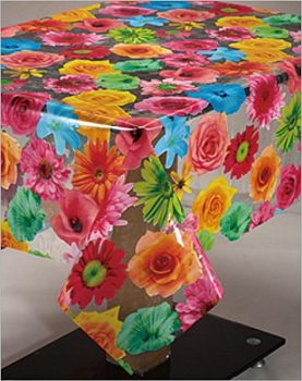 Клеёнка прозрачная с печатью MIRAGE (1,37*25м) Н220B