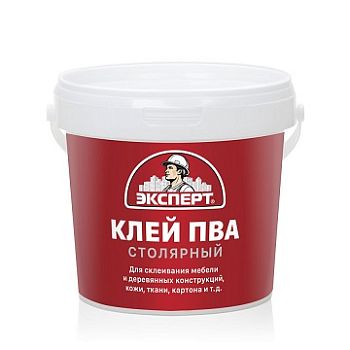 Клей на ПВА Эксперт СТОЛЯРНЫЙ 0,9 кг, 6 шт.