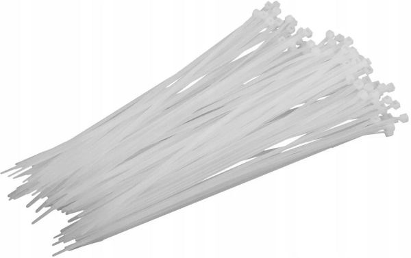 Хомут кабельный белый малые