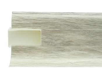  Плинтус с центр. К. каналом 58мм Дуб ведре 832, 40шт (1*2,5м)