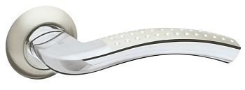 Ручка раздельная R.AR54.LOUNGE (LOUNGE AR) SN/CP-3 мат. никель/хром, квадрат 8х130 мм