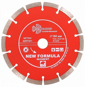 Диск алмаз. отрезной 180 Сегмент (Trio-Diamond)