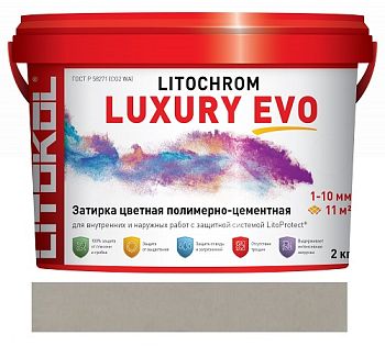 LITOCHROM LUXURY EVO LLE 230 багамы затир. смесь (2kg bucket)