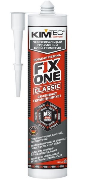 MS клей-герметик KIM TEK FIX ONE чёрный 290 мл