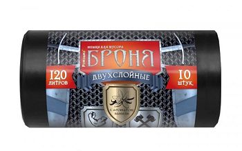 Мешки д/м Ромашка БРОНЯ 120л 60мкм 70*110 (рул.10шт) 1/10