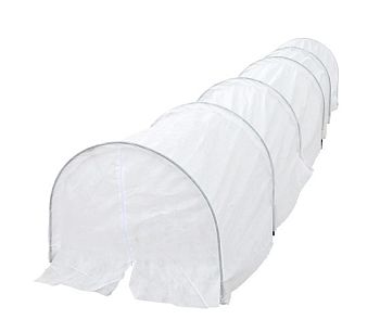 Парник "60" 4м*6м дуги металл в ПВХ с молнией