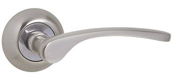 Ручка раздельная CORSA AJAX TL SN/CP-3 (AJ SN/CP-3) мат. никель/хром, квадрат 105мм 