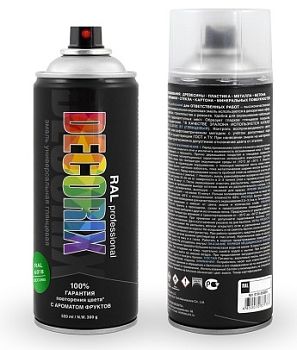 Аэроз. эмаль PROF. DECORIX RAL 6018 жёлто-зелёный 520 мл/12