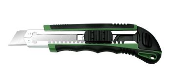 Нож с сегментир.лезв. двухкомп. корпус (ABC+TPR) Oasis Eco 18х100х0,5мм