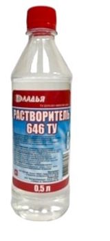Растворитель ЛАДЬЯ 646 ТУ 0,5 л (25шт/упак)