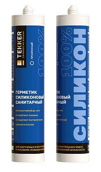 TEKKER силиконовый санитарный прозрачный 280 мл